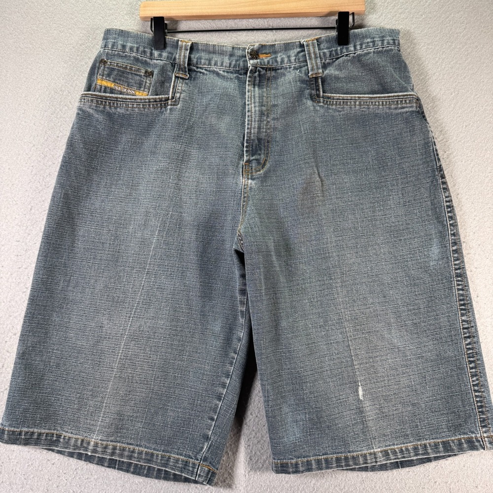 Vintage Old Skool Jeans Men 38 Blue Lightwash Denim Wide Leg Baggy Streetwear